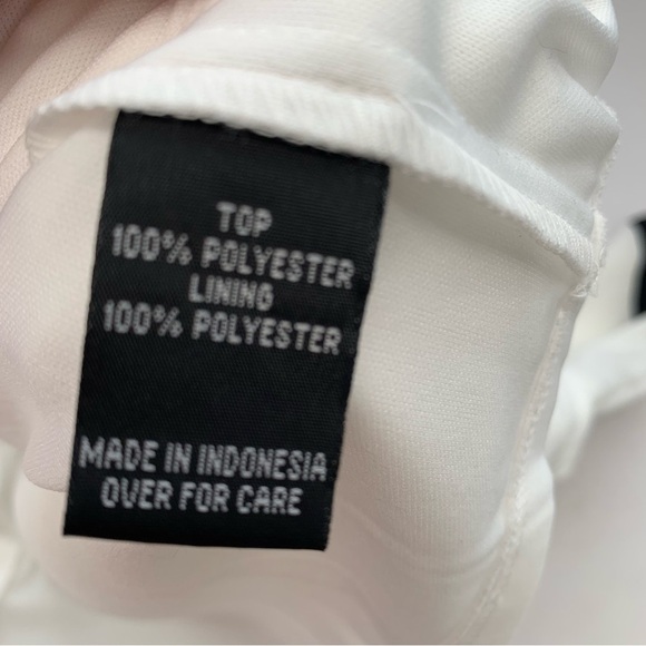 Alyx White Top Woman 1X Gauzy  Flare Slit Sleeve Lined Flowy Boho Classic - Picture 7 of 10